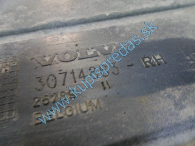 pravý spodný kryt podlahy na volvo s40, 30714863-RH